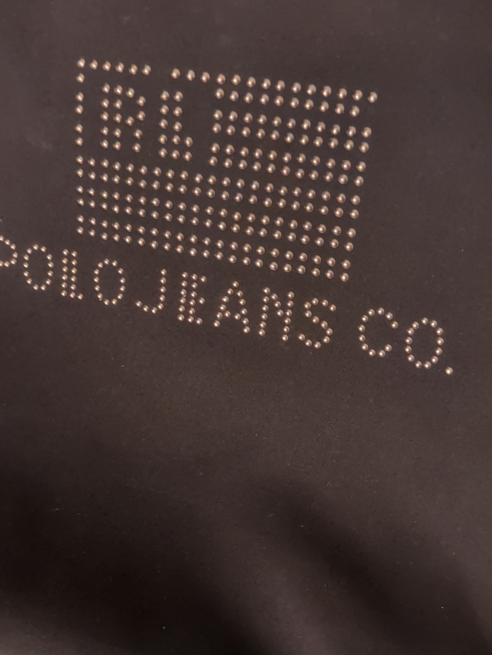 Ralph Lauren Polo Jeans&Co. Black Rhinestone Shoulder Bag - Picture 12 of 12